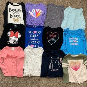 12 toddler girl size 2t long sleeve T-shirt’s